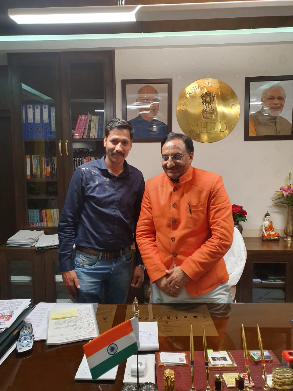 Former Minister of Education of India Dr. Ramesh Pokhriyal Nishank ji